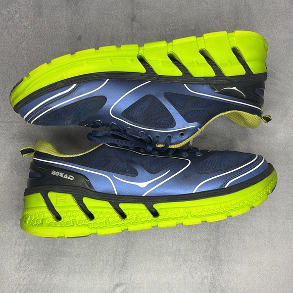 🔥🔥🔥 Hoka One One Conquest Men's Running Shoes Blue Size: 11.5🔥🔥🔥 - Picture 8 of 10